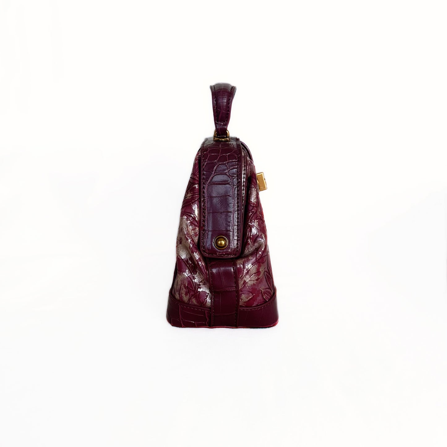 Vintage Embossed Leather Handbag