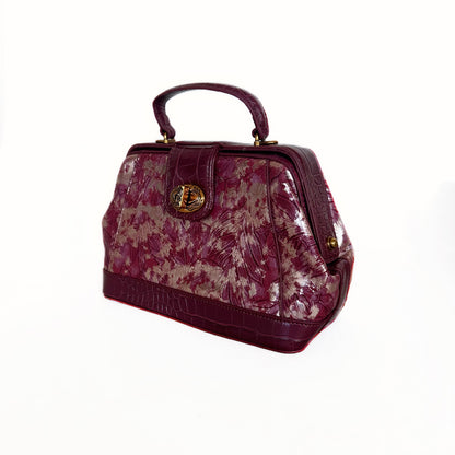 Vintage Embossed Leather Handbag