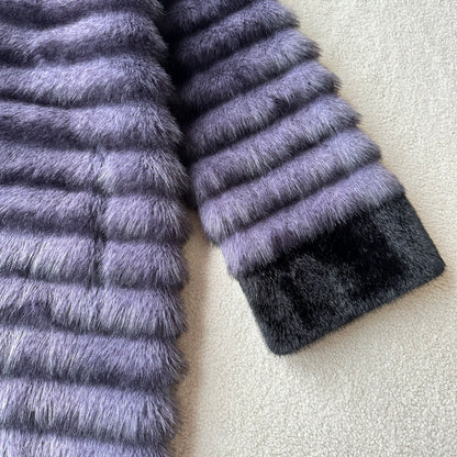 Lavender Faux Fur Coat