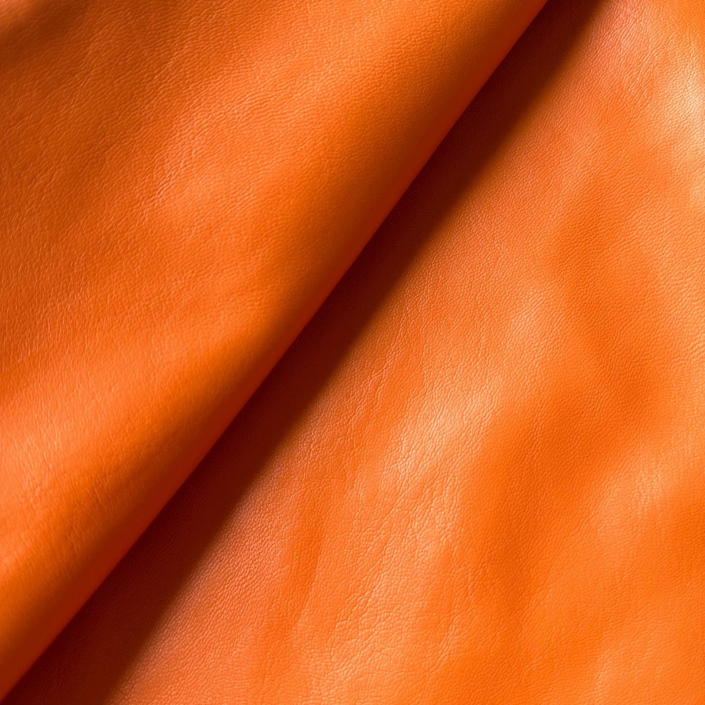 Cognac Leather Trench Coat with Belt