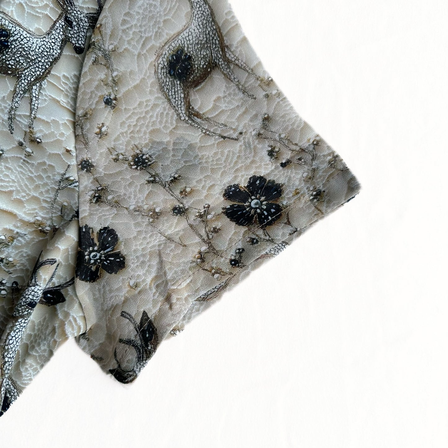 Embroidered Deer Lace Dress