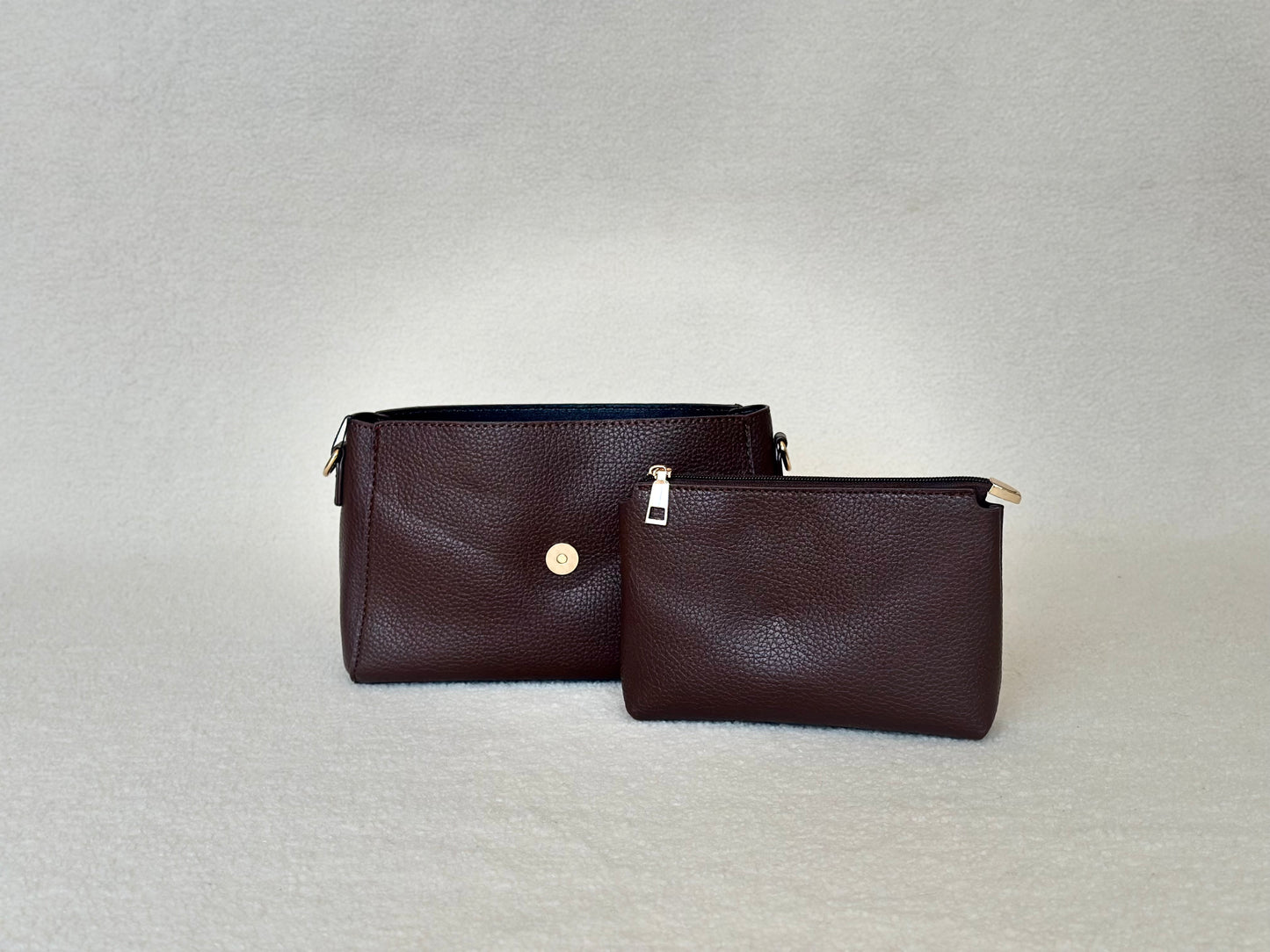 Daily Casual Shoulder Bag with Inner Pouch