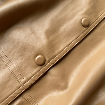 Classic Brown Genuine Leather Jacket