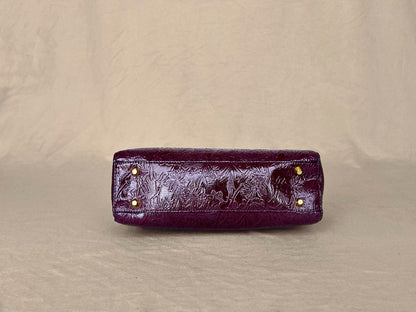 Plum Embossed
Vintage Top Handle Bag