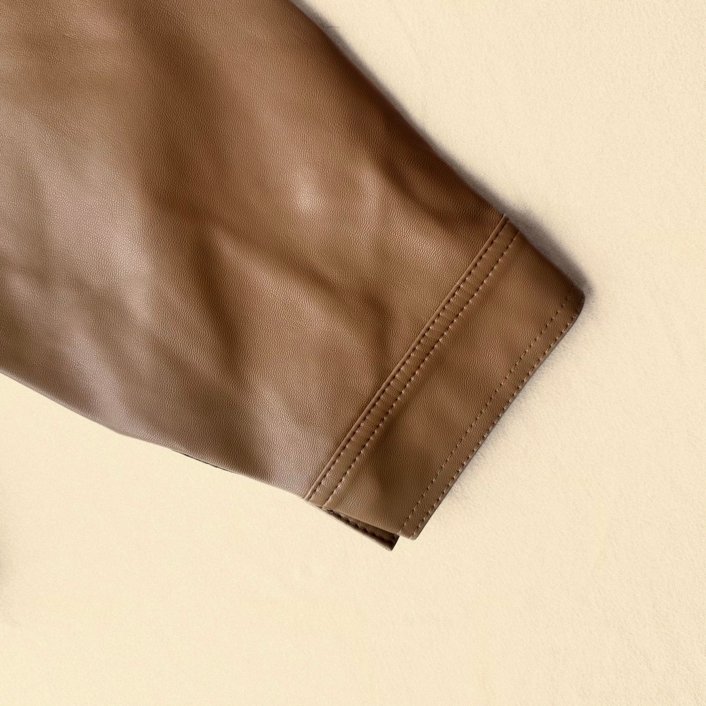 Classic Brown Genuine Leather Jacket