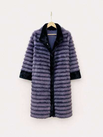 Lavender Faux Fur Coat