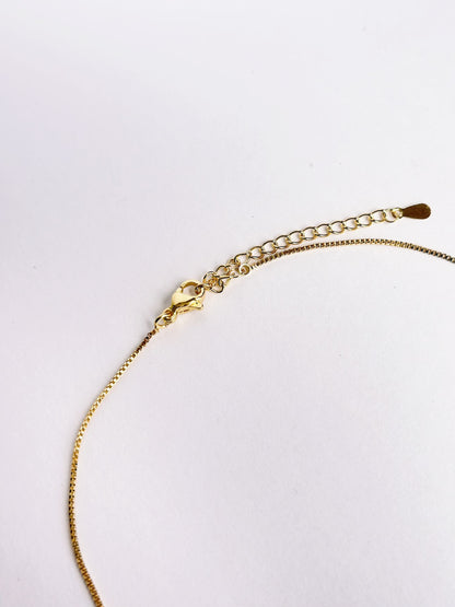 Gold Adjustable Y-Drop Necklace